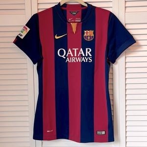 Nike women’s size L Dri-Fit FC Barcelona Futbol Jersey